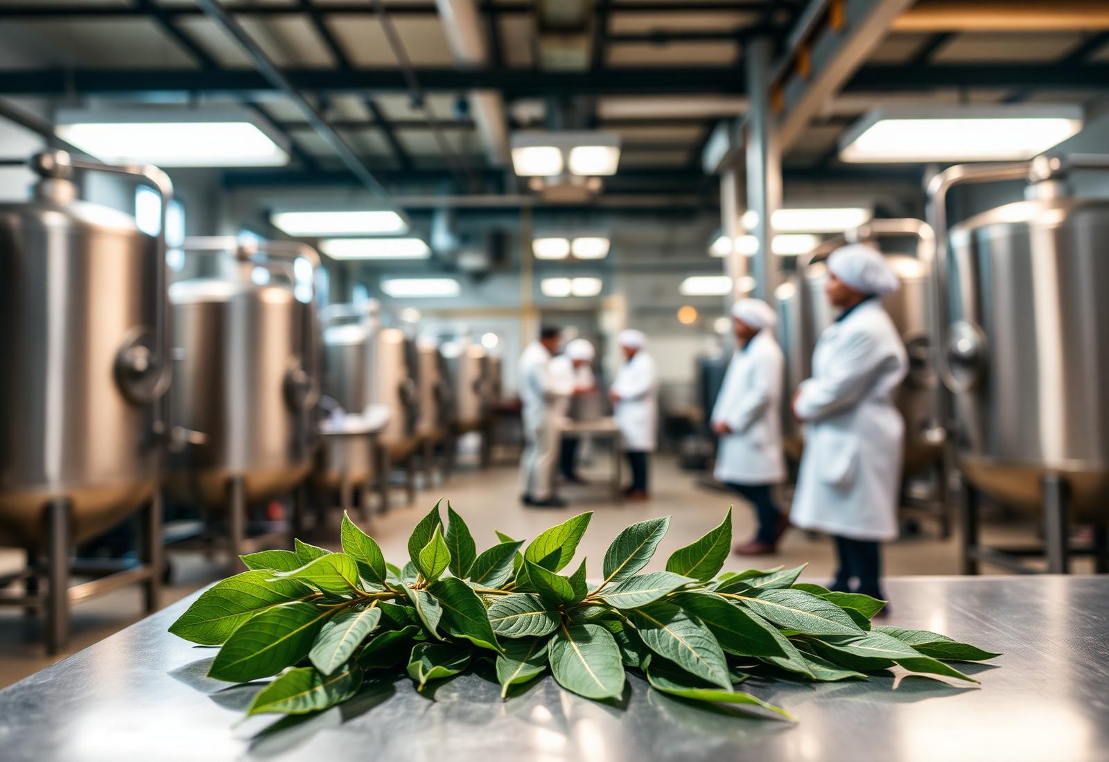 Vaishnavi Gramodyog Ayurvedic manufacturing facility floor