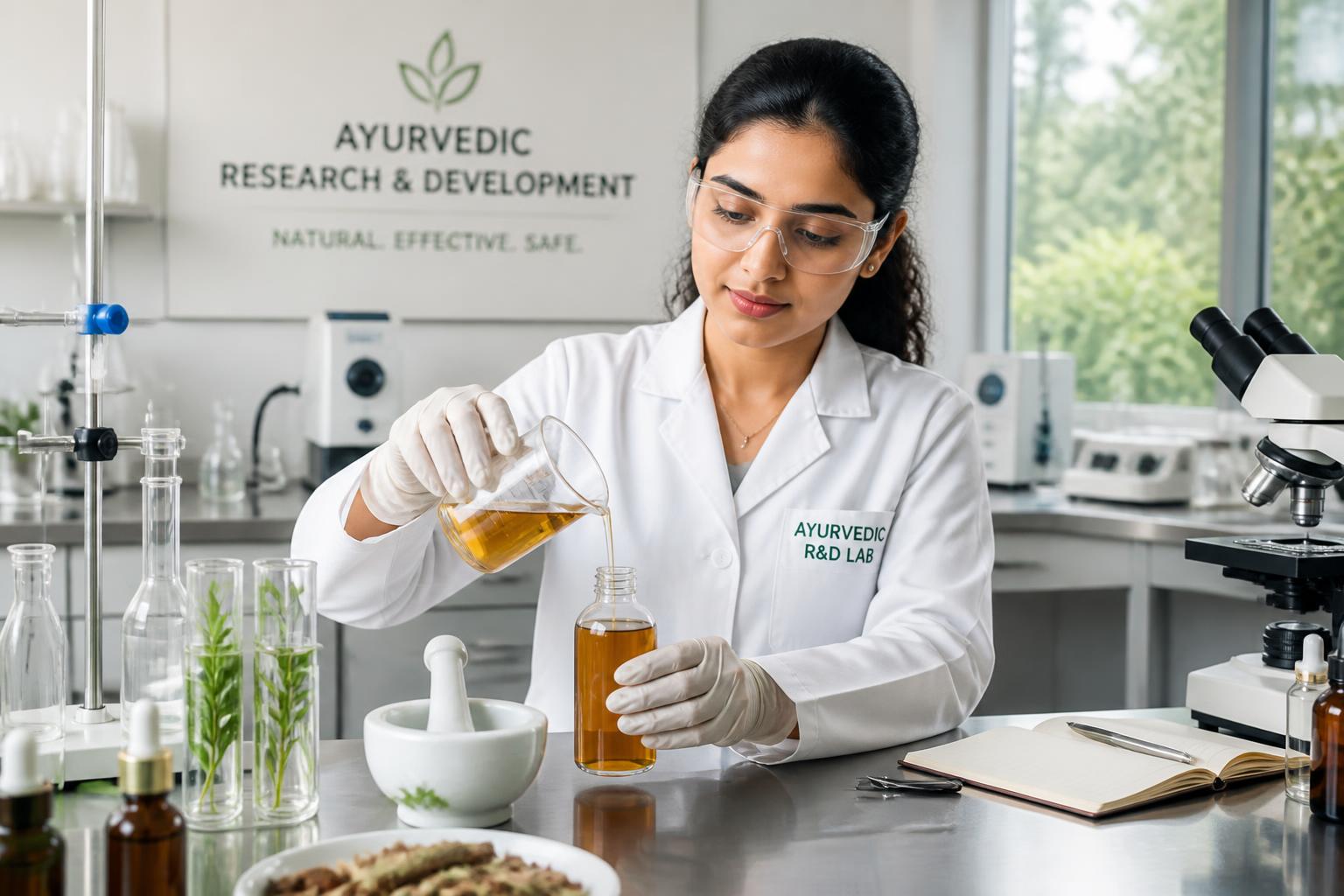 Quality control lab at Vaishnavi Gramodyog
